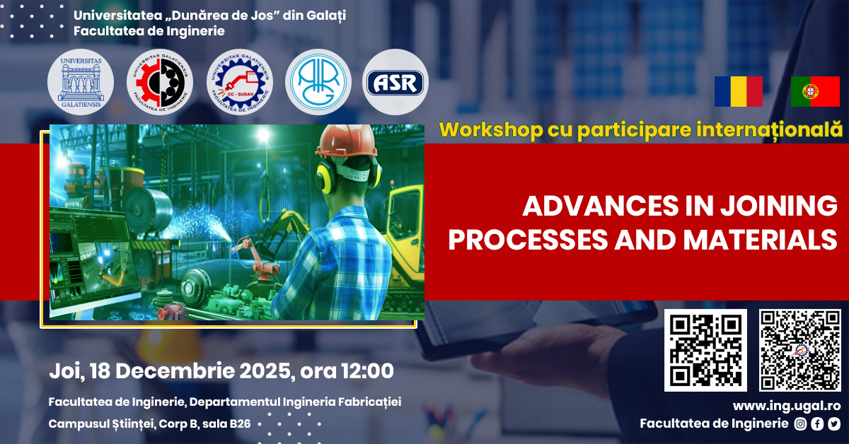 Workshop Advances in Joining Processes and Materials
