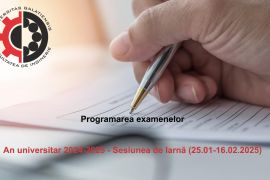 Planificarea examenelor - Semestrul I - 2024-2025