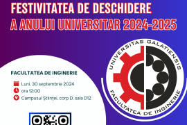 Festivitatea de deschidere a anului universitar 2024-2025