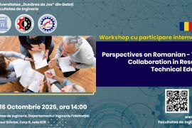Workshop Perspectives on Romanian - Turkish Collaboration in Research 
